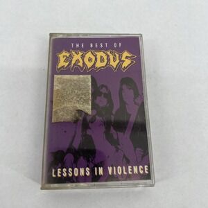 Exodus Lessons in Violence Best Of Cassette Tape Thrash Metal 1992